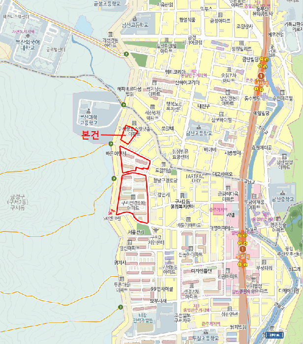 부산광역시 금정구 구서동 1006-2 선경구서동3차아파트 312동 11층1103호 외 2필지 아파트 경매 사진 10