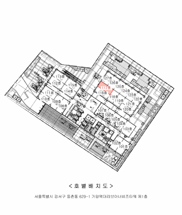 서울특별시 강서구 등촌동 629-1 가양역더리브아너비즈타워 제1층 제117호 근린상가 경매 사진 23