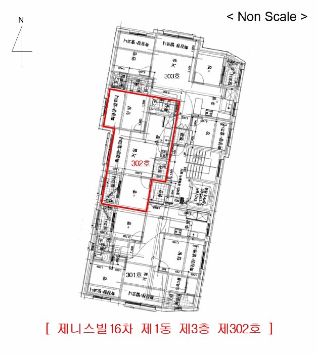 경기도 부천시 소사구 괴안동 100-51 제니스빌16차 1동 3층 302호 다세대(빌라) 경매 사진 15