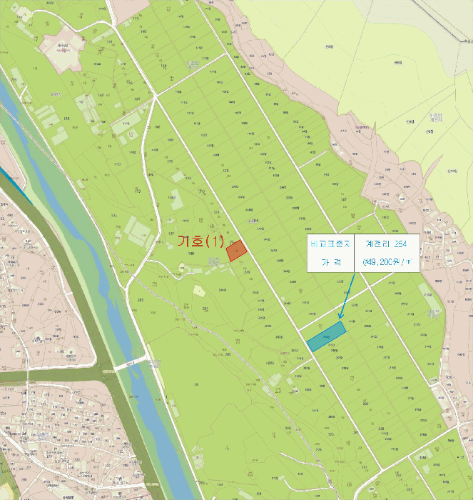 경상북도 경산시 와촌면 계전리 270-3 답 경매 사진 13