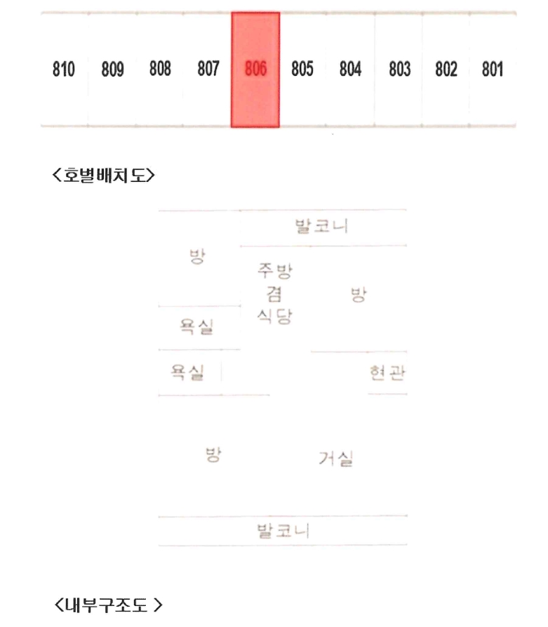 서울특별시 도봉구 방학동 274 삼익세라믹아파트 105동 8층 806호 아파트 경매 사진 14