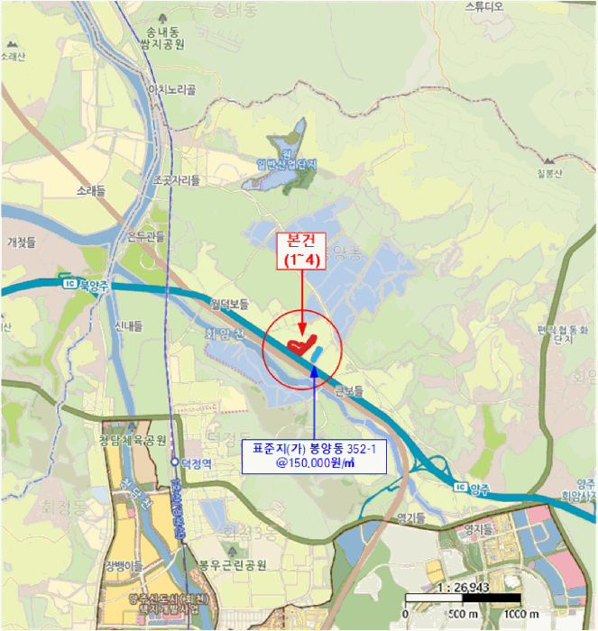 경기도 양주시 봉양동 354-1 외 3필지 전 경매 사진 15