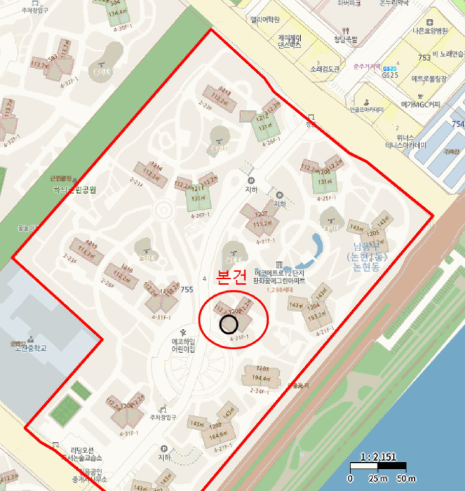 인천광역시 남동구 논현동 755-4 에코메트로12단지한화꿈에그린아파트 1208동 2층 203호 아파트 경매 사진 28