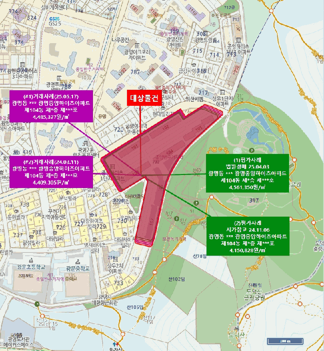 경기도 광명시 광명동 732 광명중앙하이츠아파트 105동 8층805호 아파트 경매 사진 17