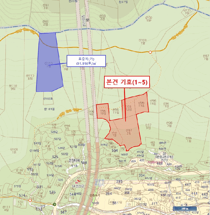 경상남도 거제시 일운면 옥림리 산96-10 외 4필지 임야 경매 사진 14