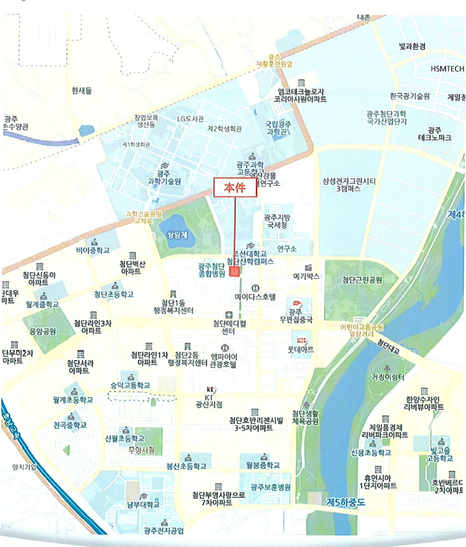 광주광역시 광산구 쌍암동 676-3 첨단센트럴파크2차 202동 10층1005호 오피스텔 경매 사진 12