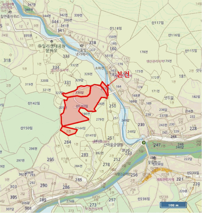 경기도 가평군 가평읍 두밀리 327 외 3필지 답 경매 사진 32
