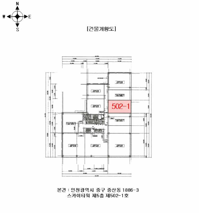 인천광역시 중구 중산동 1886-3 스카이타워 5층502-1호 근린상가 경매 사진 14