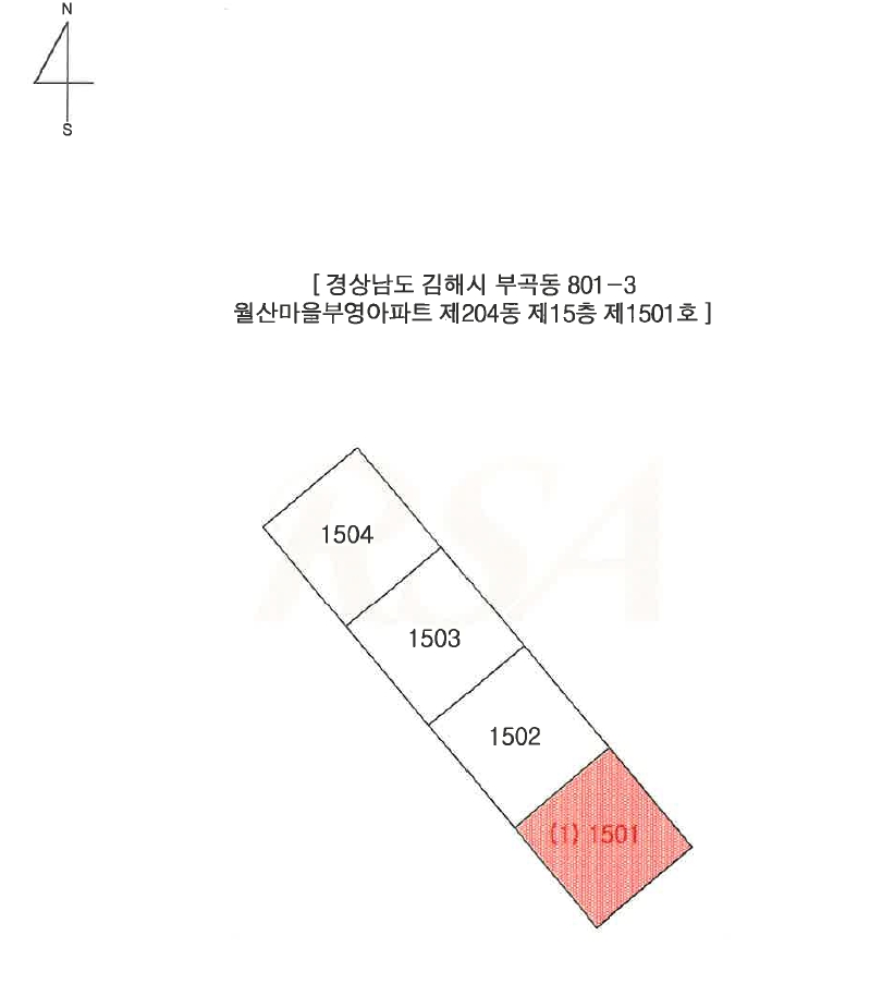 경상남도 김해시 부곡동 801-3 월산마을부영아파트 204동 15층1501호 아파트 경매 사진 20