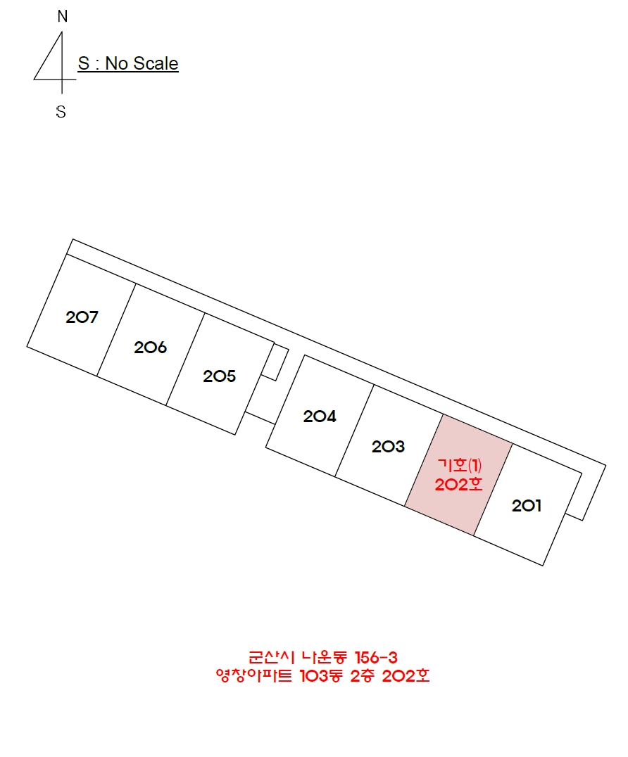 전북특별자치도 군산시 나운동 156-3 영창아파트 103동 2층202호 아파트 경매 사진 15