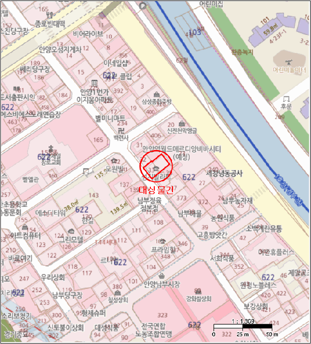 경기도 안양시 만안구 안양동 622-33 5층501호 외 1필지 다세대주택 경매 사진 10