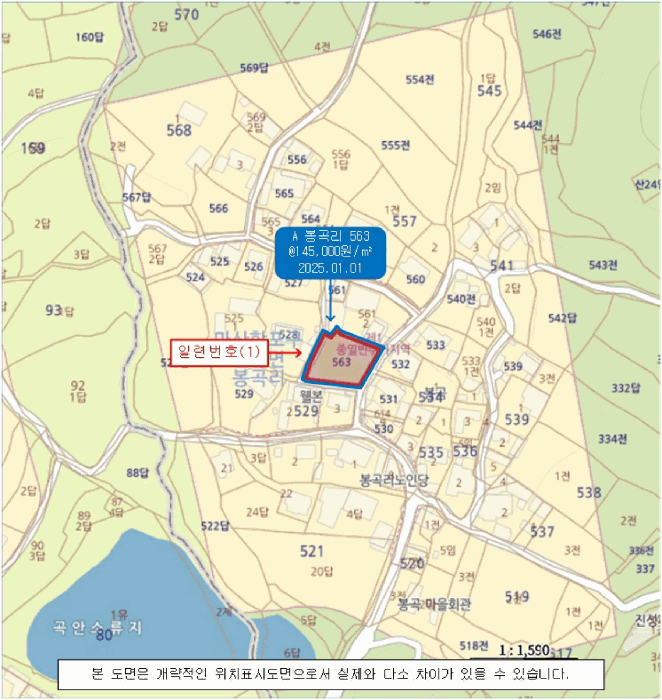 경상남도 창원시 마산합포구 진전면 봉곡리 563 대지 경매 사진 9