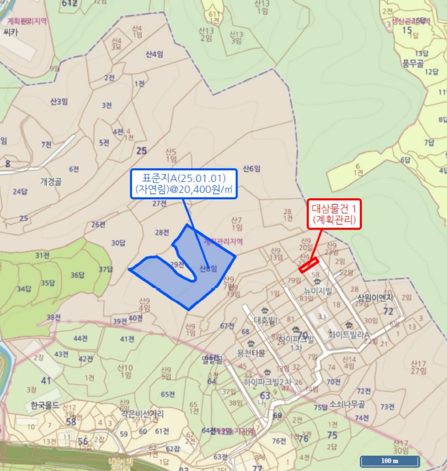 충청북도 음성군 금왕읍 내송리 70-88 임야 경매 사진 16