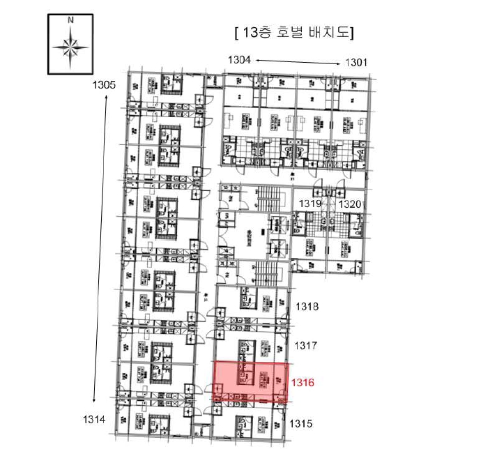 경기도 평택시 서정동 433-7 서정벨루스하임 13층1316호 외 3필지 도시형생활주택 경매 사진 18