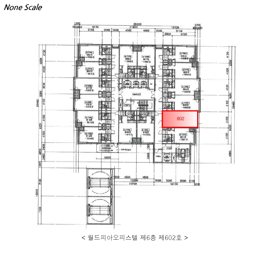 충청북도 청주시 서원구 사창동 171-5 월드피아오피스텔 6층 602호 외 2필지 오피스텔(주거) 경매 사진 6
