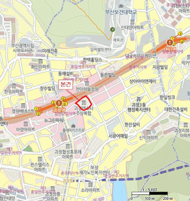 부산광역시 사하구 괴정동 1275 괴정시장 2층204호 외 1필지 근린상가 경매 사진 13