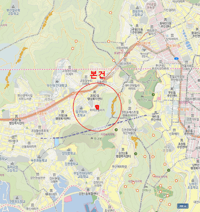 부산광역시 사하구 괴정동 352-33 하이츠빌리지 2층205호 아파트 경매 사진 20