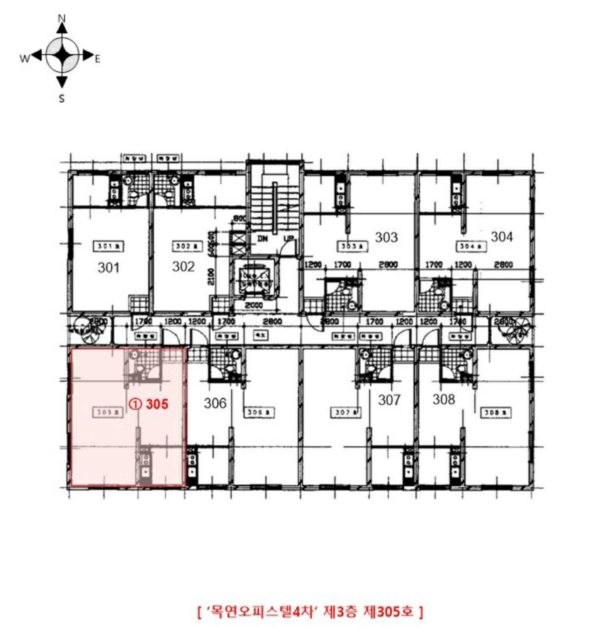 경상남도 김해시 어방동 531-7 목연오피스텔4차 3층305호 오피스텔 경매 사진 21