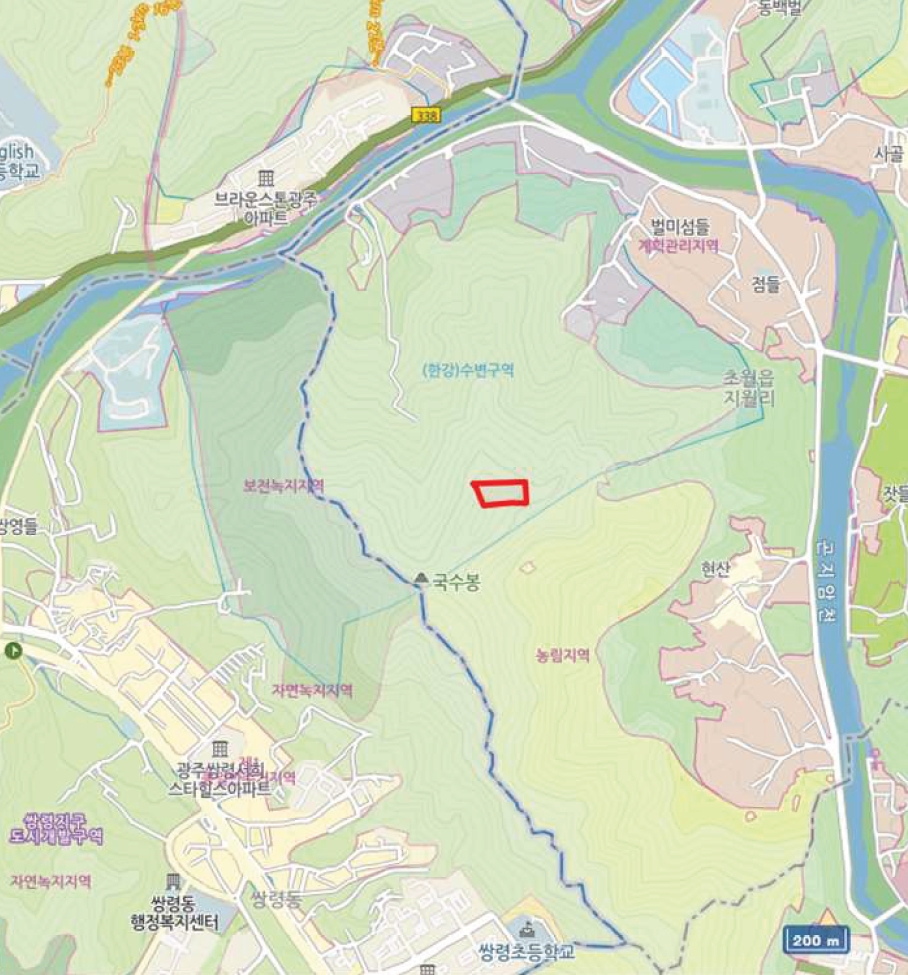 경기도 광주시 초월읍 지월리 산55-5 임야 경매 사진 21