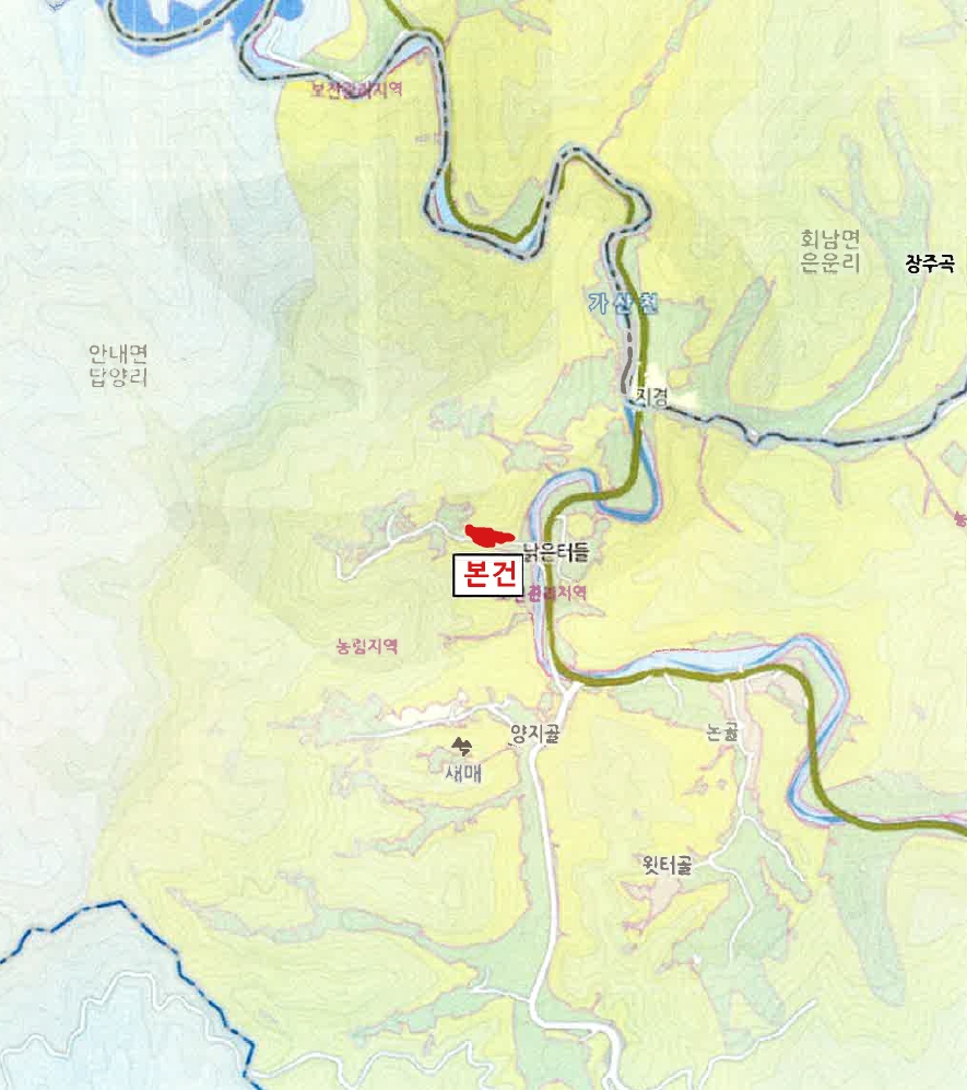 충청북도 옥천군 안내면 답양리 515 외 2필지 답 경매 사진 10