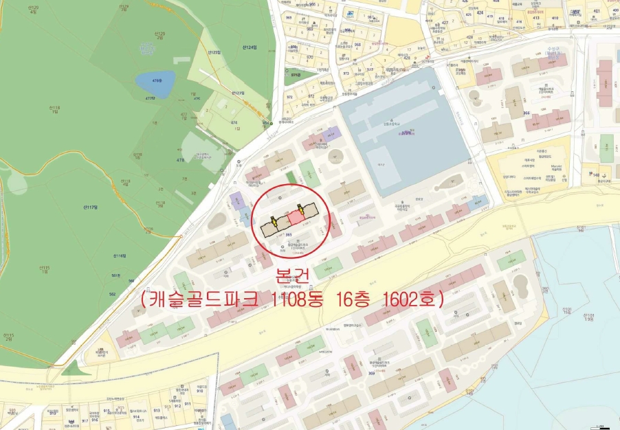 대구광역시 수성구 황금동 365 캐슬골드파크 1108동 16층1602호 외 4필지 아파트 경매 사진 8