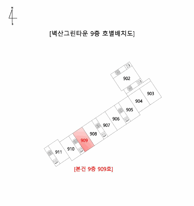 부산광역시 북구 구포동 1246-4 벽산그린타운 9층909호 아파트 경매 사진 23
