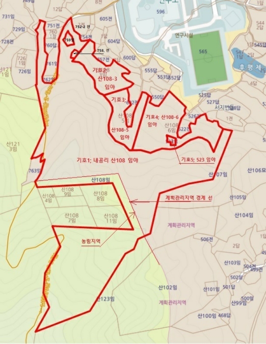 경남 산청군 시천면 내공리 산108-6 외 1필지 임야 경매 사진 12