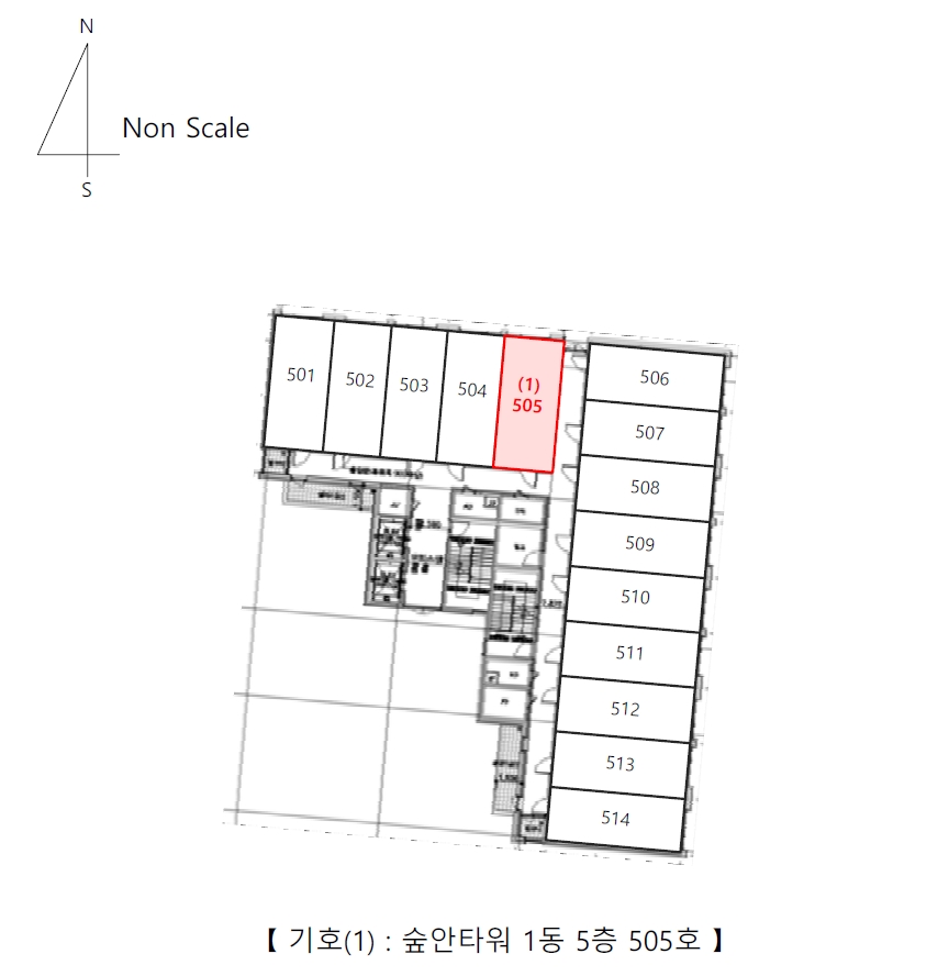 충청남도 홍성군 홍북읍 신경리 907 숲안타워 1동 5층505호 오피스텔 경매 사진 22