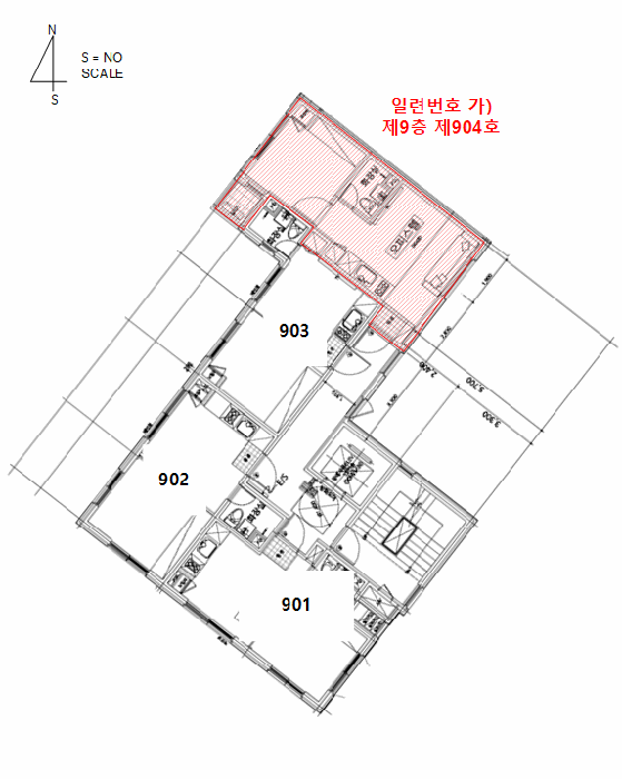 서울특별시 광진구 중곡동 158-31 홀가하우스 9층904호 외 1필지 오피스텔(주거) 경매 사진 11