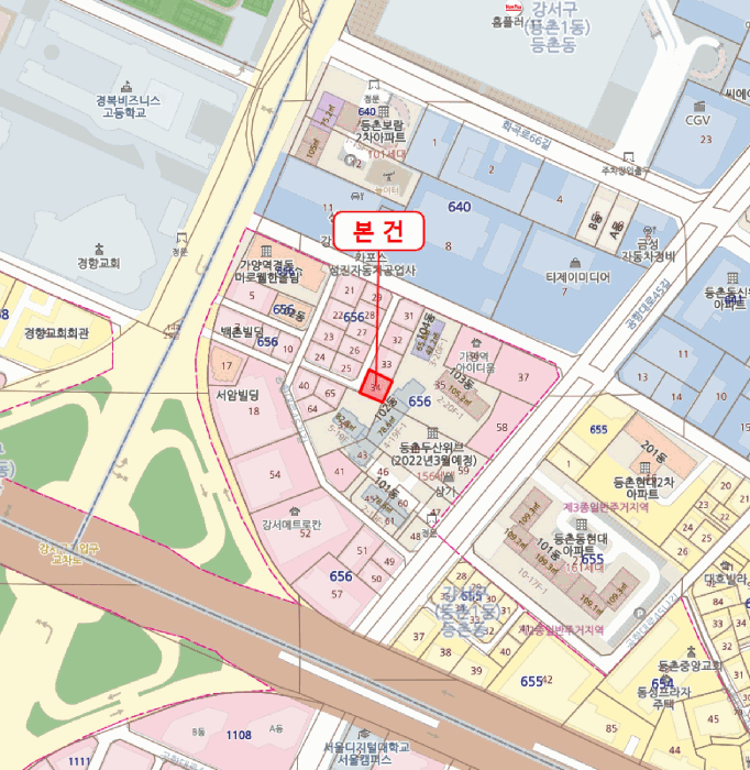 서울특별시 강서구 등촌동 656-34 가람 제3층 제301호 근린상가 경매 사진 22