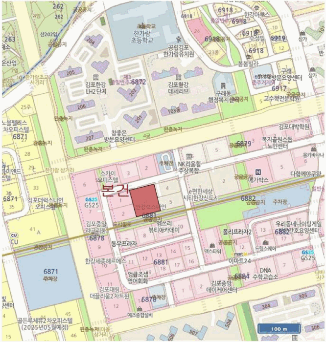 경기도 김포시 구래동 6881-3 김포안강럭스나인 19층 1902호 오피스텔(주거) 경매 사진 12