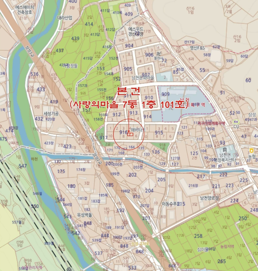 경상북도 경산시 남천면 삼성리 916-7 사랑의마을 7동 1층101호 다세대(빌라) 경매 사진 26