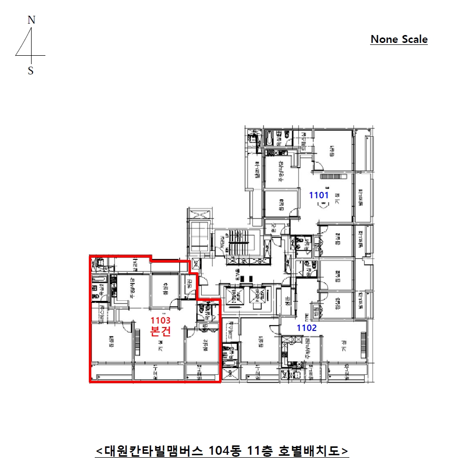 부산광역시 부산진구 양정동 525 대원칸타빌맴버스 104동 11층1103호 아파트 경매 사진 18
