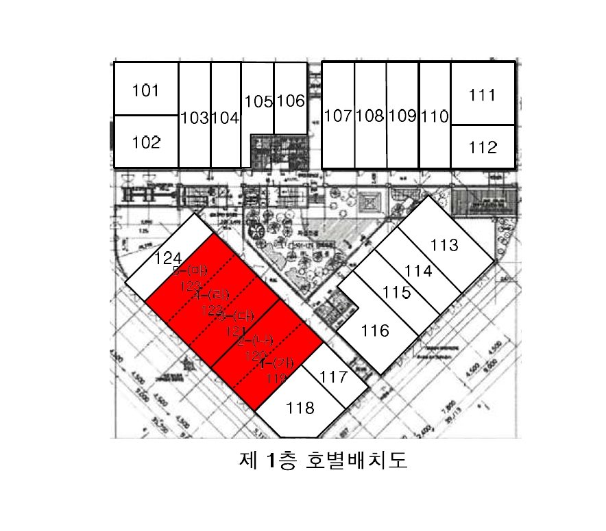 전남 나주시 빛가람동 280, 1층121호 (빛가람동,스페이스코웍) 외 2개호 근린상가 경매 사진 23