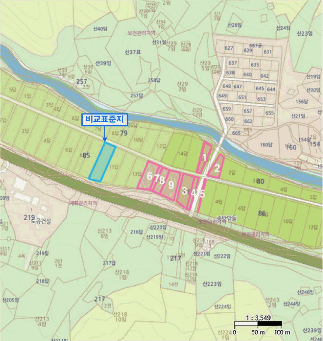 전라남도 담양군 월산면 중월리 86-23 답 경매 사진 27