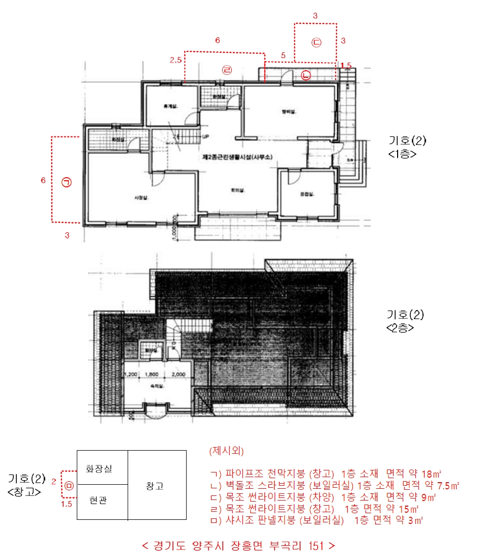 경기도 양주시 장흥면 부곡리 151 외 5필지 근린생활시설 경매 사진 18