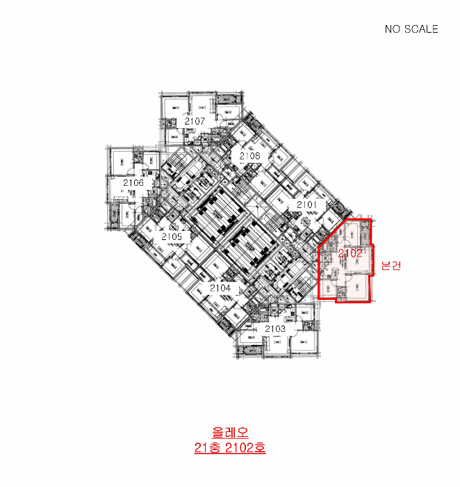 인천광역시 미추홀구 도화동 432-2 올레오 21층2102호 외 7필지 아파트 경매 사진 15