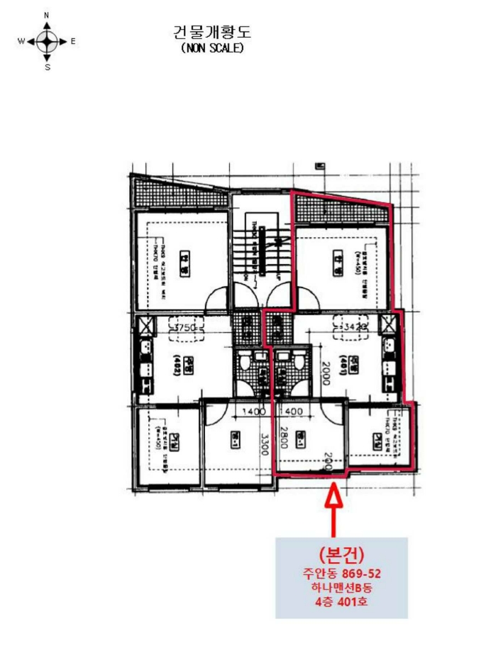 인천광역시 미추홀구 주안동 869-52 4층401호 다세대(빌라) 경매 사진 18