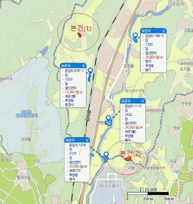 충청북도 음성군 원남면 문암리 845-2 전 경매 사진 9