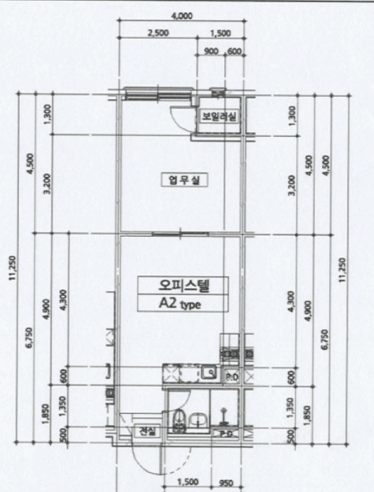 충청남도 천안시 서북구 백석동 1096 백석동주식회사제이케이개발건물 3층304호 오피스텔 경매 사진 38