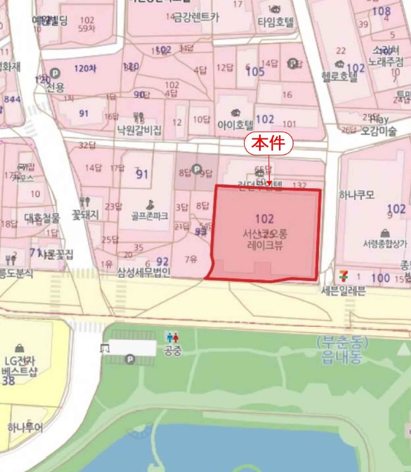 충청남도 서산시 읍내동 102-125 코오롱레이크뷰 13층1318호 오피스텔 경매 사진 15