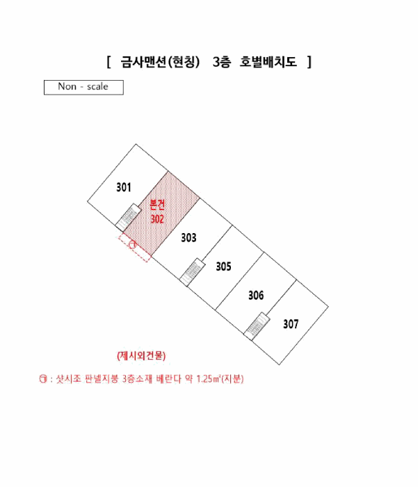 부산광역시 금정구 금사동 69-17 3층 302호 다세대(빌라) 경매 사진 17