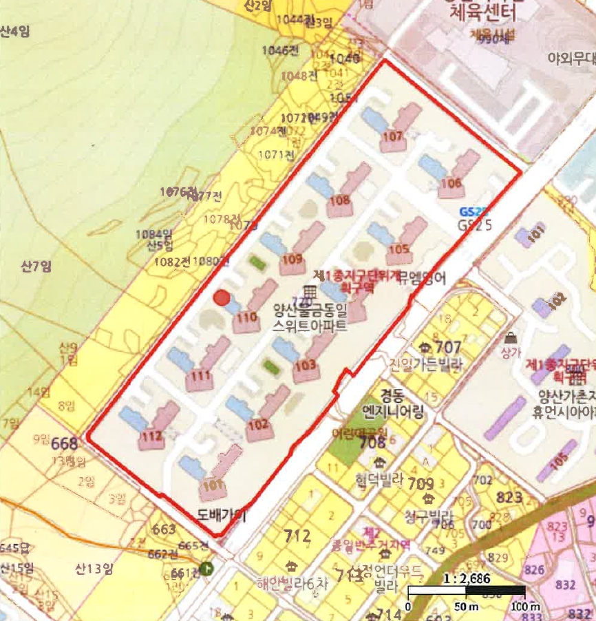 경상남도 양산시 물금읍 가촌리 720 양산물금동일스위트 110동 2층206호 아파트 경매 사진 18