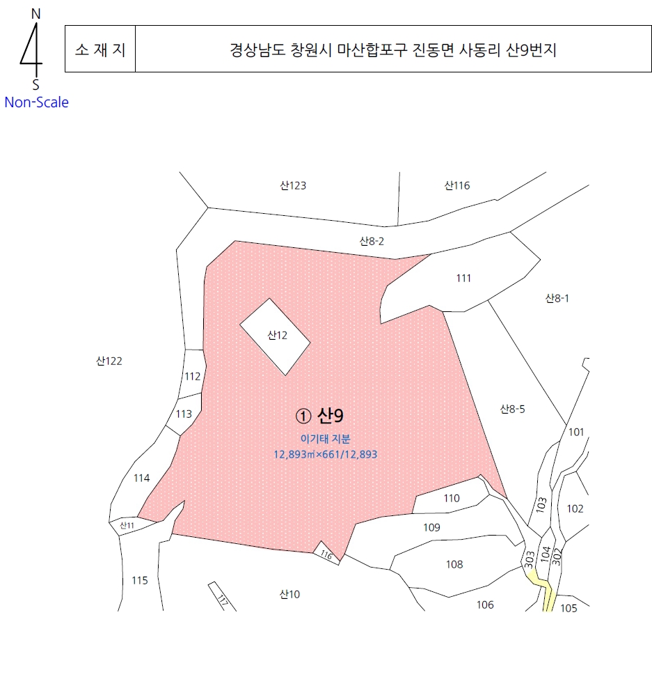 경상남도 창원시 마산합포구 진동면 사동리 산9 임야 경매 사진 16