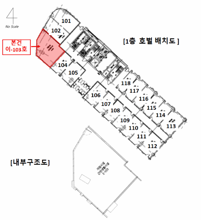 경기도 하남시 풍산동 595-1 유-테크밸리이타워 1층이-103호 외 1필지 근린상가 경매 사진 12