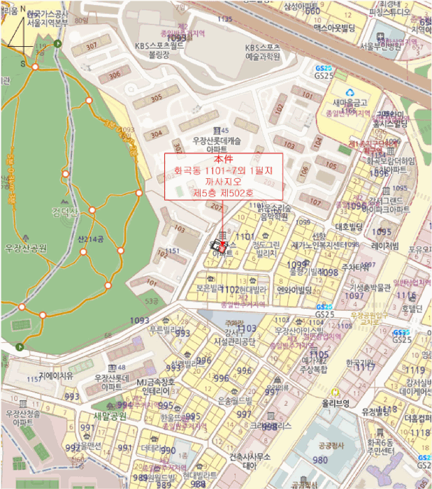 서울특별시 강서구 화곡동 1101-7 까사지오 제5층 제502호 외 1필지 도시형생활주택 경매 사진 10