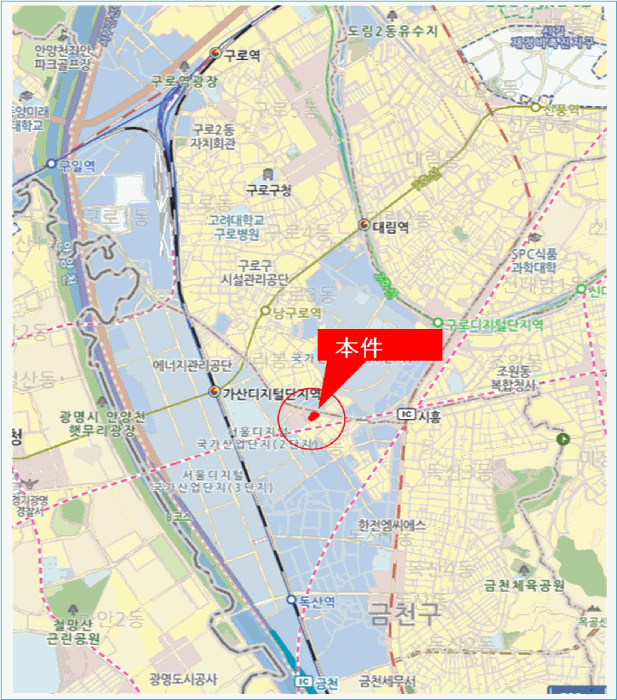 서울특별시 금천구 가산동 141-2 가산양우내안애애플 제2층 제204호 외 6필지 오피스텔(주거) 경매 사진 12