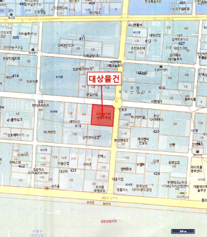 인천광역시 부평구 청천동 419-2 부평테크노타워 1층104호 근린상가 경매 사진 26