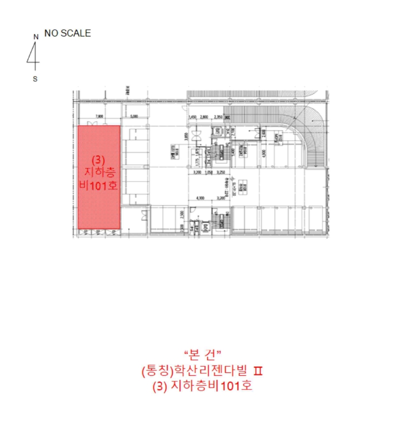 충청남도 천안시 동남구 신방동 886-1 지하층비101호 외 2개호 근린상가 경매 사진 6