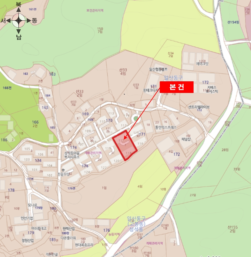 경기도 고양시 일산동구 성석동 171-1 한울하임 117동 지1층비01호 다세대(빌라) 경매 사진 18